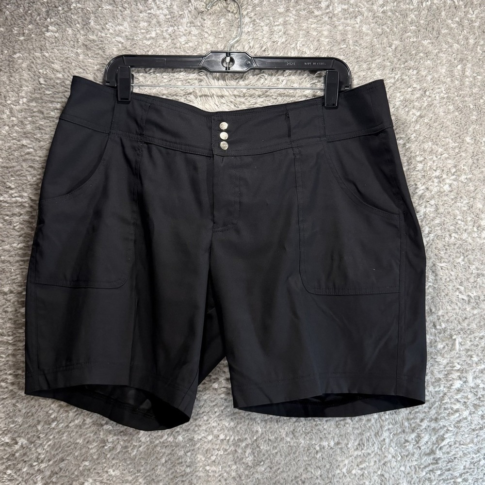 Jofit Bermuda Golf Shorts 12 Black Performance Tennis Wicks Moisture Outdoor